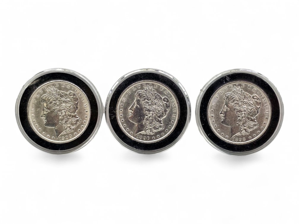 1896, 1898 & 1900 Morgan Silver Dollar