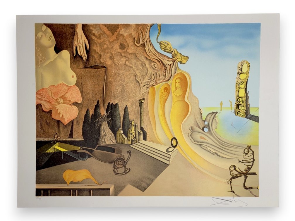 After Salvador Dalí (1904-1989)  "Imperial Monument to the Woman-Child" Lithograph