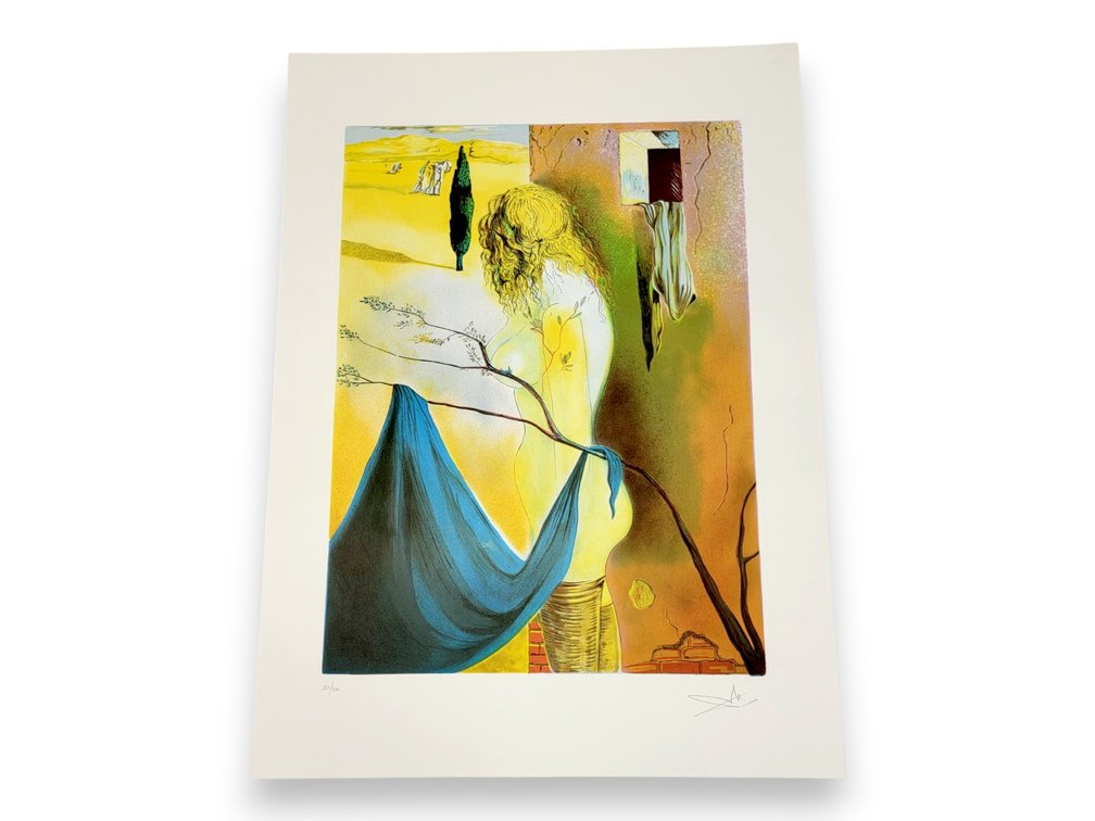 After Salvador Dalí (1904-1989)  "The Signal of Anguish " Lithograph