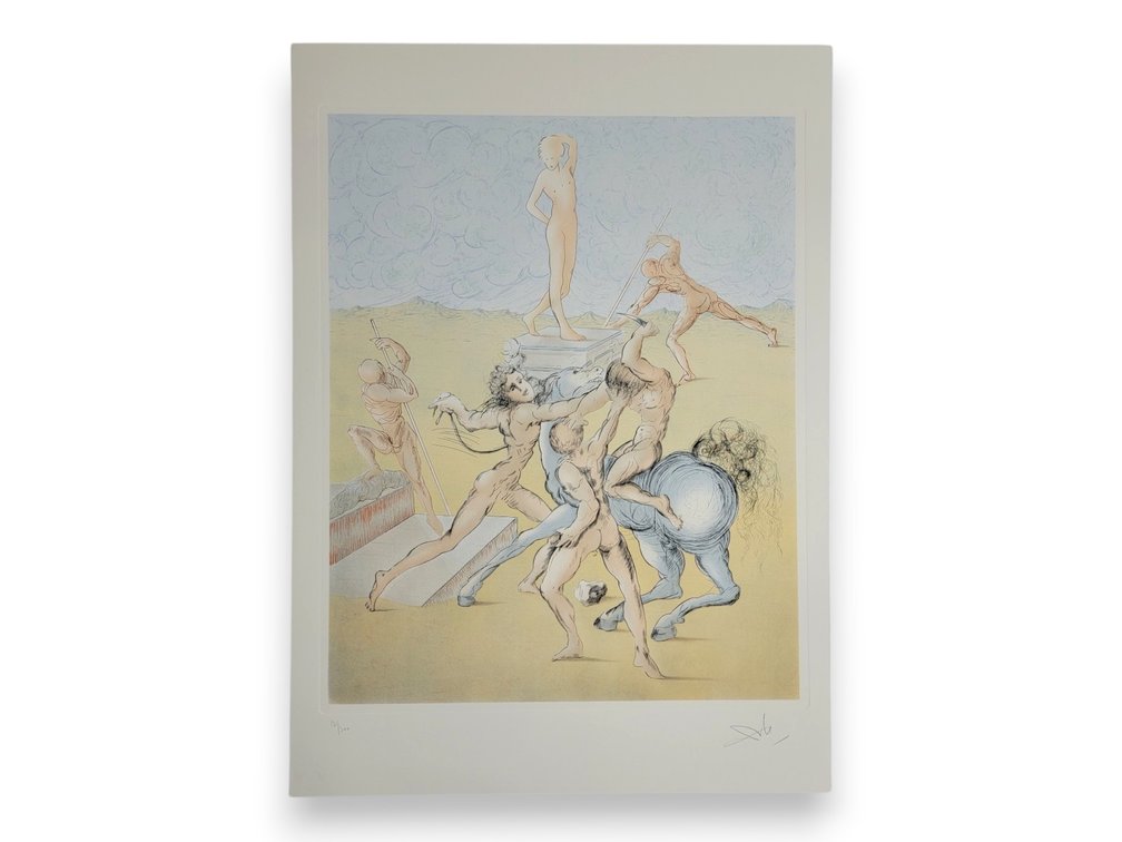After Salvador Dalí (1904-1989)  "Les Envahisseurs" Lithograph