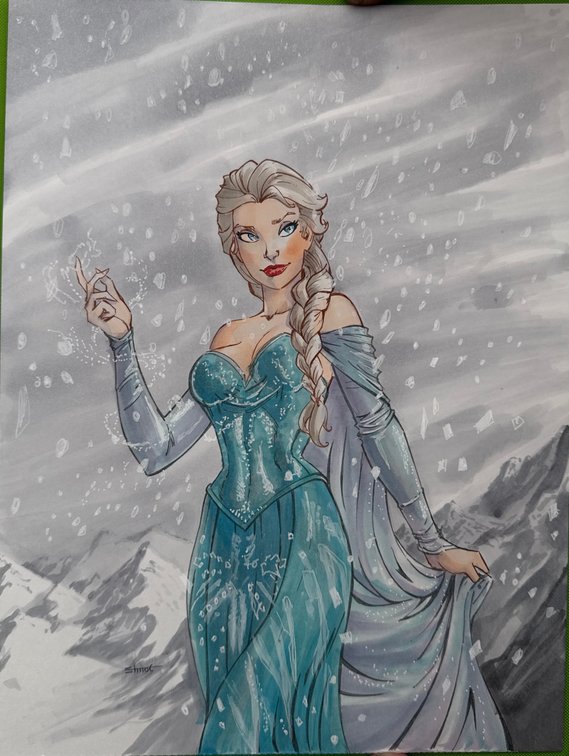 “Elsa” Original Art - Chris Ehnot