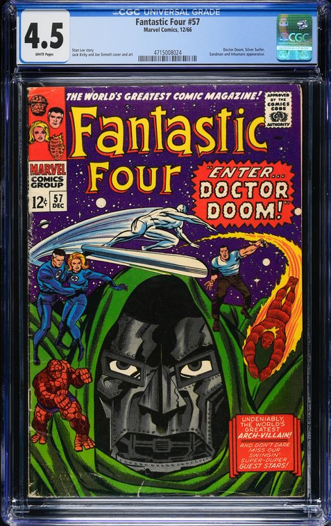 Fantastic Four #57 - CGC 4.5