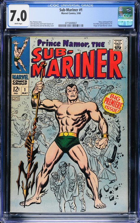 Sub-Mariner #1 - CGC 7.0
