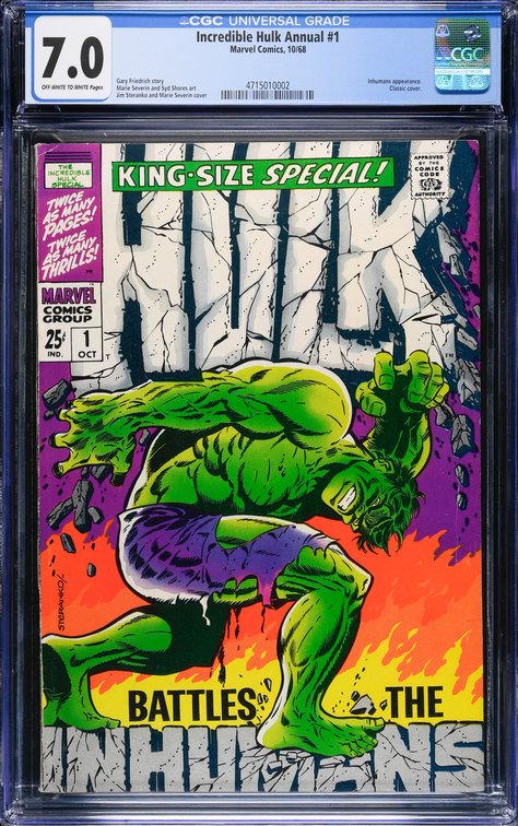 Incredible Hulk Annual #1 - CGC 7.0