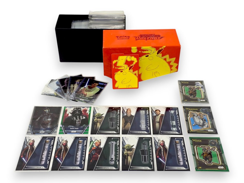 Star Wars Trading Cards w/ Pokémon Card Box