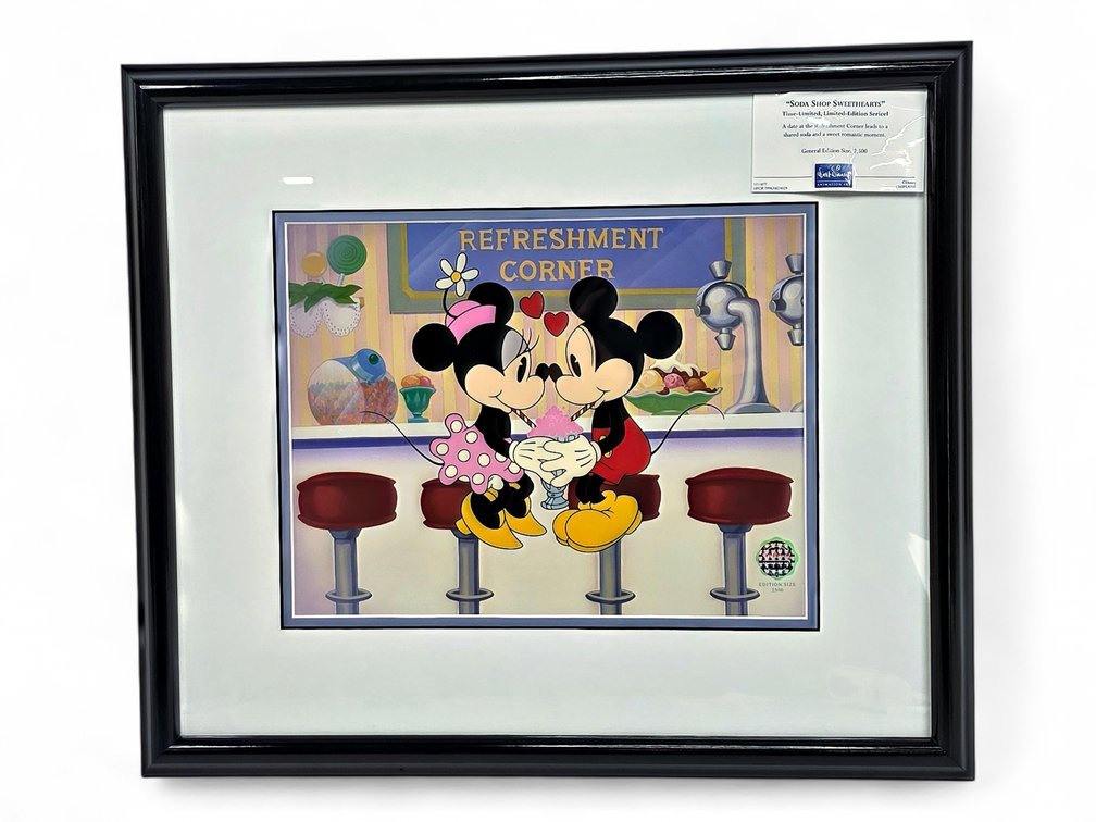 Walt Disney Studios "Soda Shop Sweethearts" Sericel
