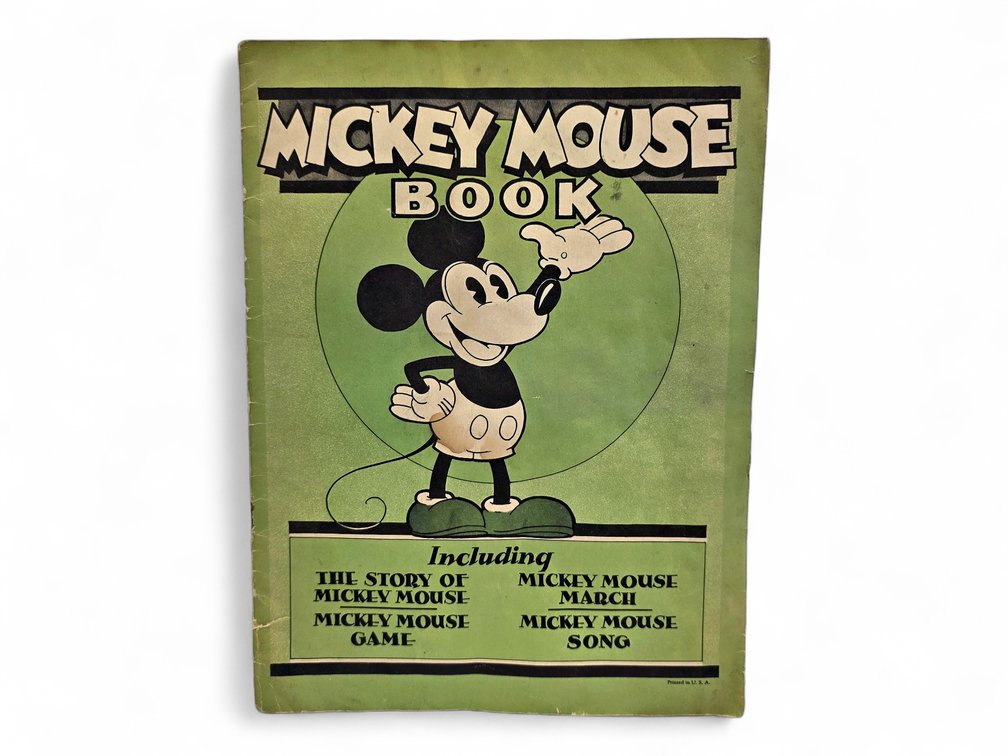 Walt Disney Studios & Bobette Bibo First-Edition "Mickey Mouse Book"