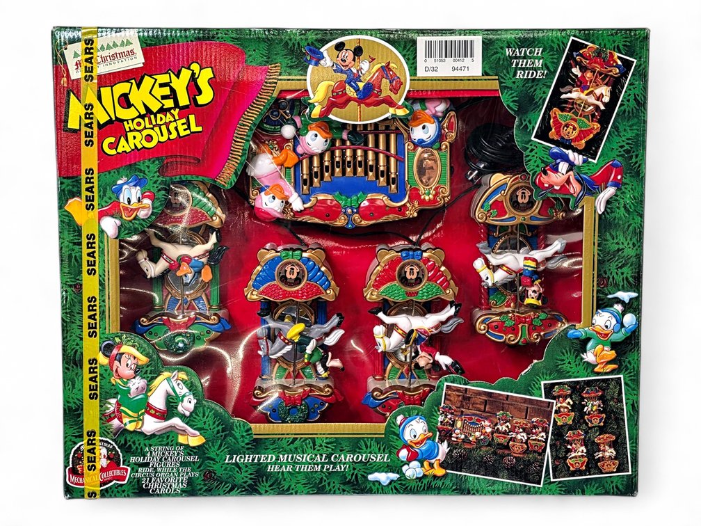 "Mickey's Holiday Carousel" Lighted Musical Collectible