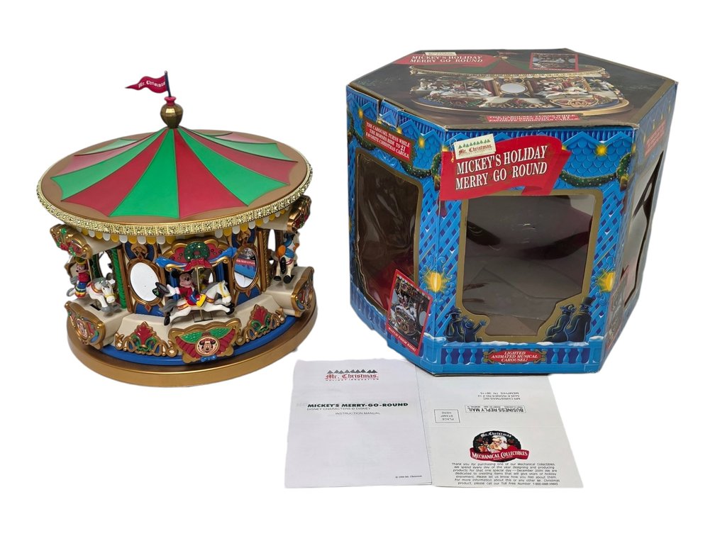 Mickey's Holiday Merry-Go-Round Musical Carousel