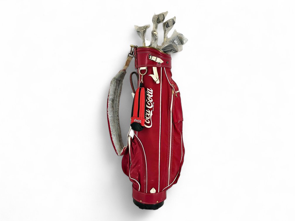 Coca-Cola Golf Bag w/ 12x Monogrammed Clubs