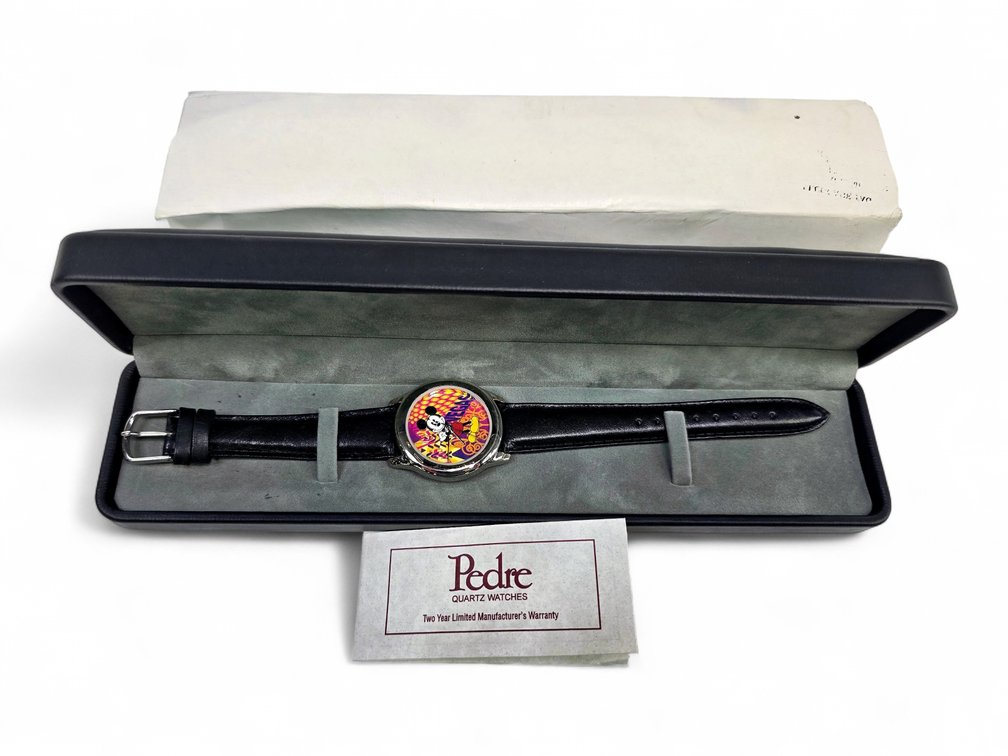 Pedre Las Vegas Mickey Mouse Wristwatch w/ Case