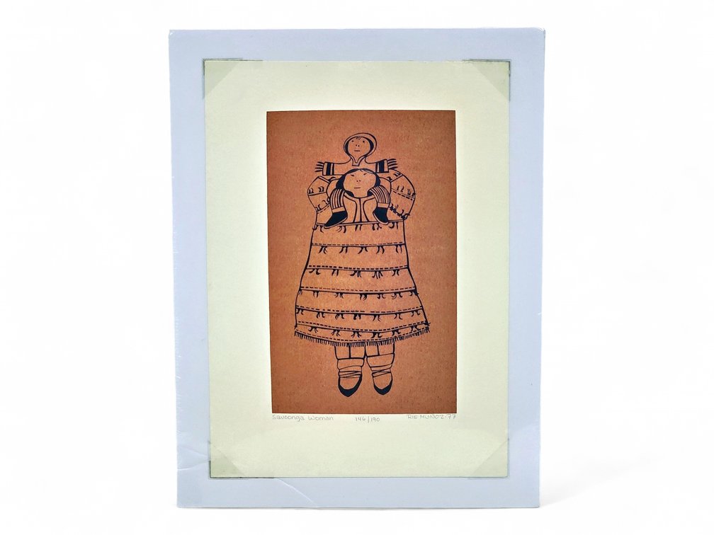 Rie Muñoz "Savoonga Woman" Serigraph c.1977
