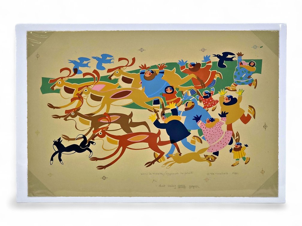 Rie Muñoz "Reindeer Roundup" Bon à Tirer Proof c.1981