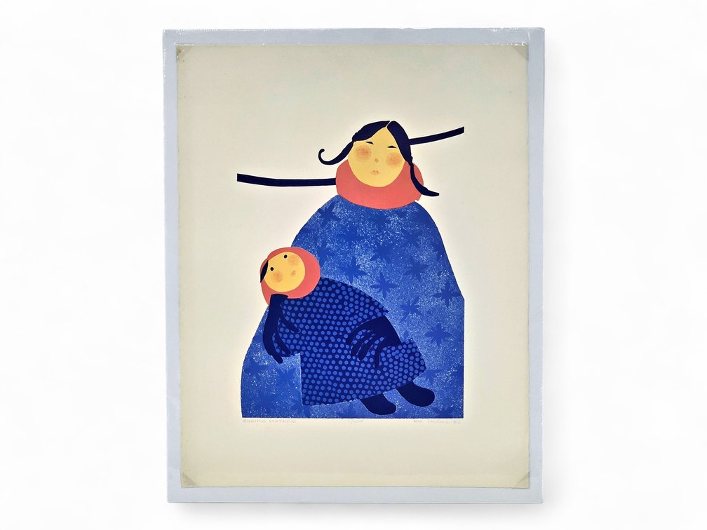Rie Muñoz "Eskimo Mother" Serigraph c.1982