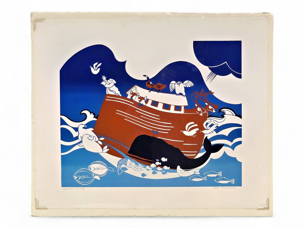 Rie Muñoz "Ark in Alaska" Artist Proof c.1989