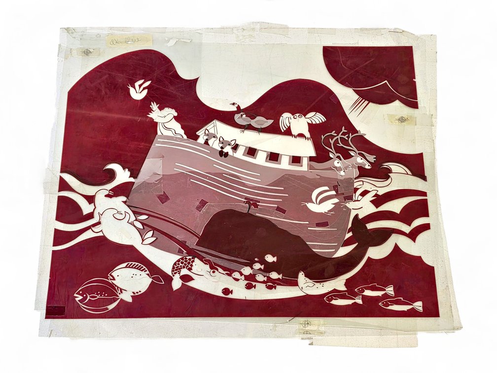 Rie Muñoz "Ark in Alaska" Stencils c.1989