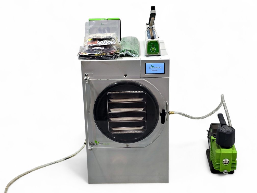 Harvest Right Stainless Steel Freeze Dryer w/ Vacuum Pump, Sealer & Other Accessories