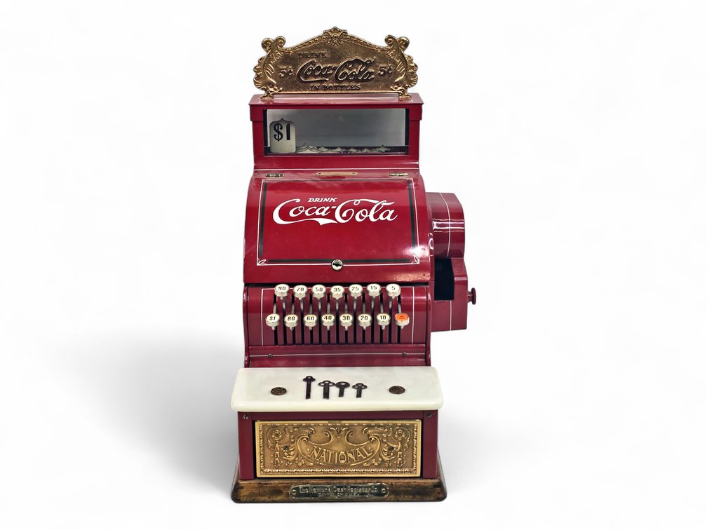 Coca-Cola Antique National Cash Register Model 717