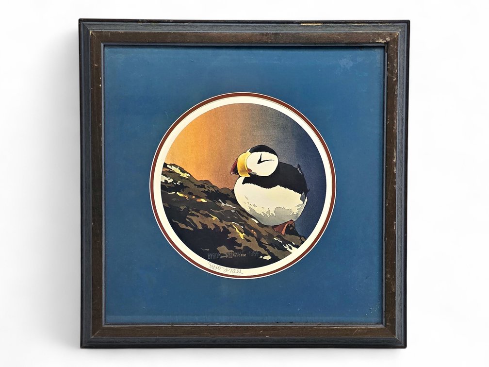 Byron Birdsall Framed Puffin Print