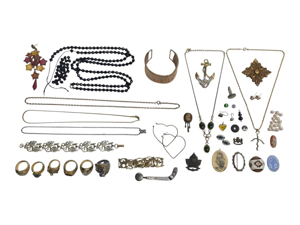 Gold-Toned Rings & Necklaces, Hummingbird Bracelet & More