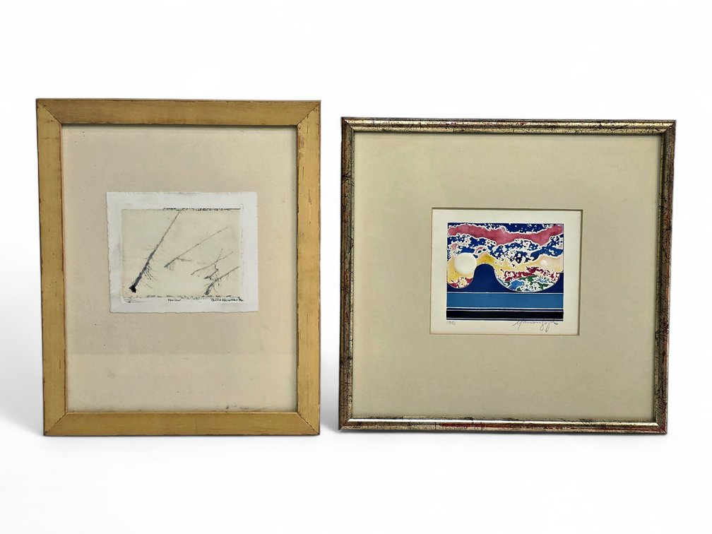Anne Herman "Haiku" Print & Abstract Mountain Seascape