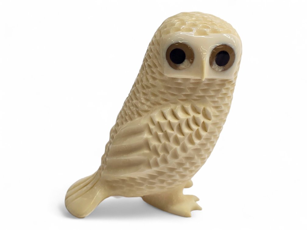 Walrus Ivory Owl