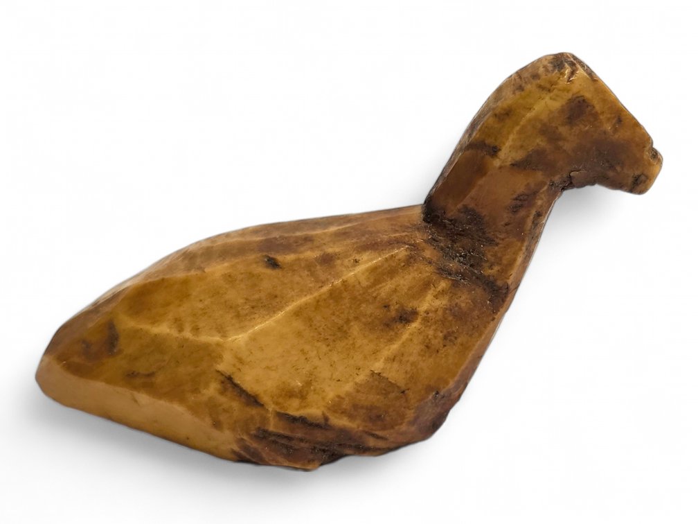 Ivory Bird Figurine