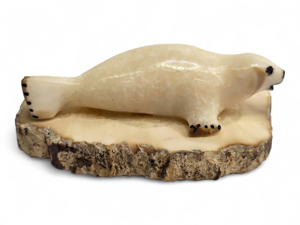 Walrus Ivory Seal Figurine