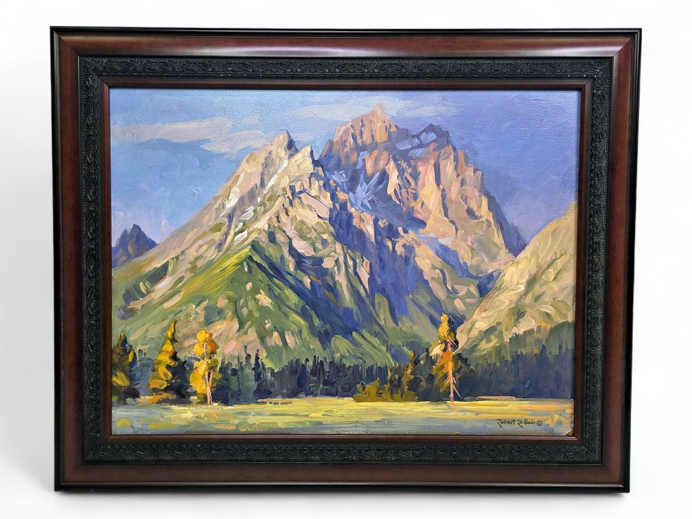 Robert R. Salo "Sunlit Peaks" Original Painting