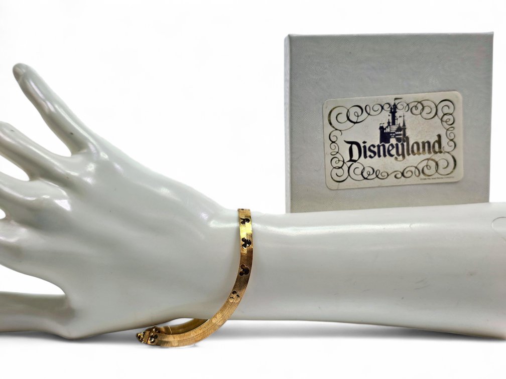 10k Yellow Gold Mickey Mouse Silhouette Bracelet