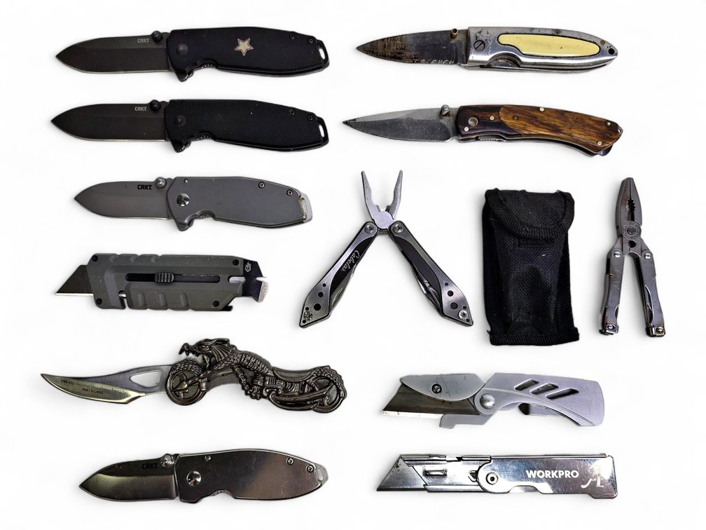 12x Knives & Multi-Tools - Cabela's, CRKT, WorkPro & More