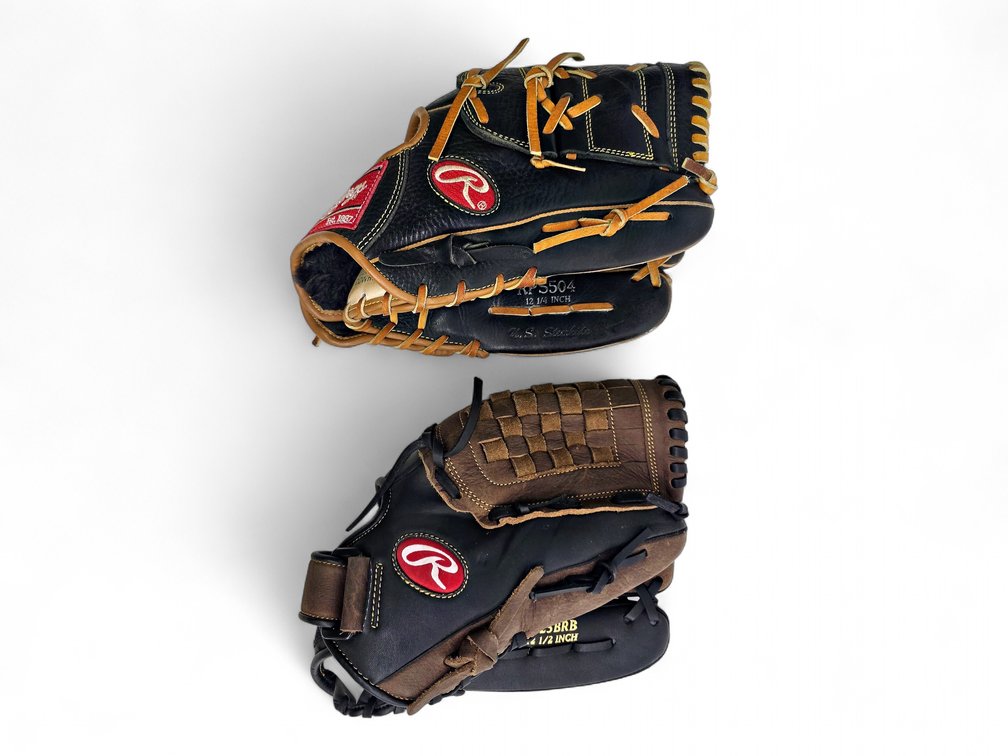 Rawlings Baseball Gloves - RPS504 & R125BRB