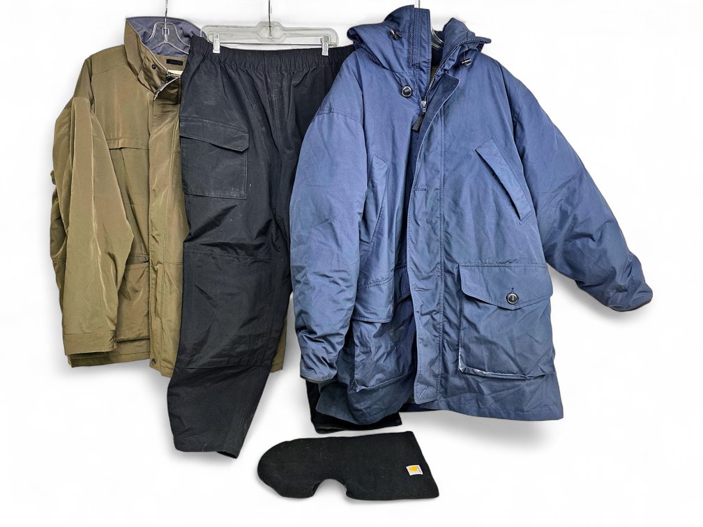 Cabela's & Pacific Trail Jacket, Duluth Pants & Carhartt Balaclava