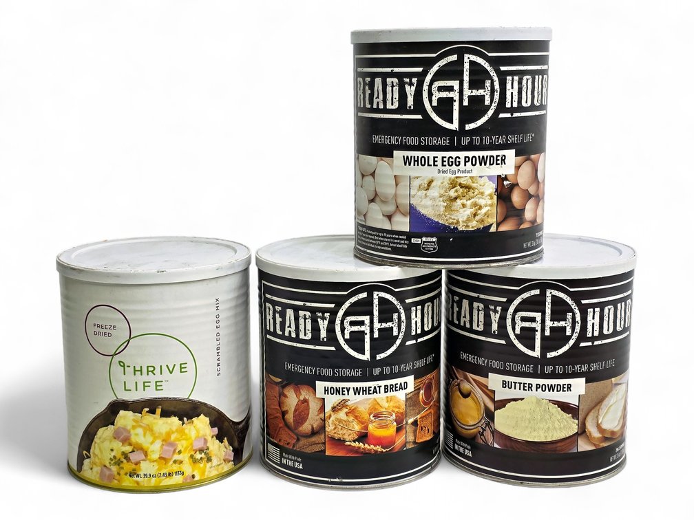Ready Hour & Thrive Life Ready-To-Eat Meal Cans
