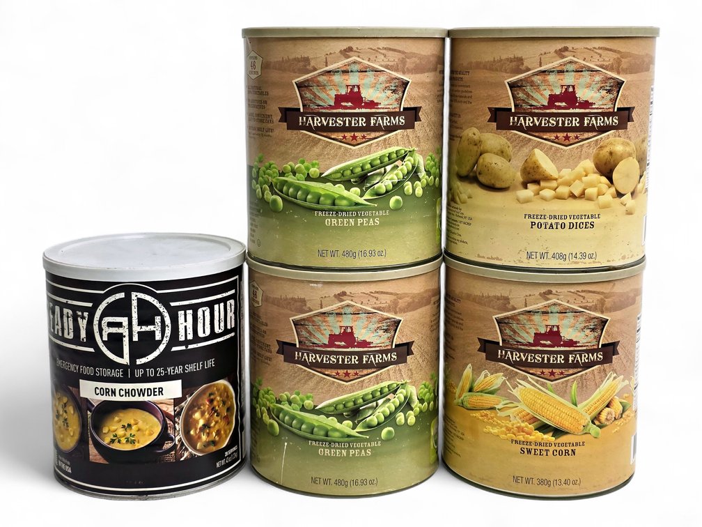 Ready Hour & Harvester Farms Ready-To-Eat Meal Cans