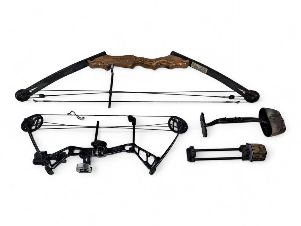 Jennings Archery Compound Bow, Bear RTS Youth Bow & Arrow Quivers