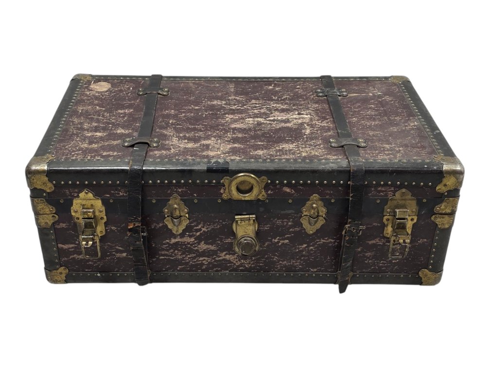 Steamer Trunk w/ Floral Lining