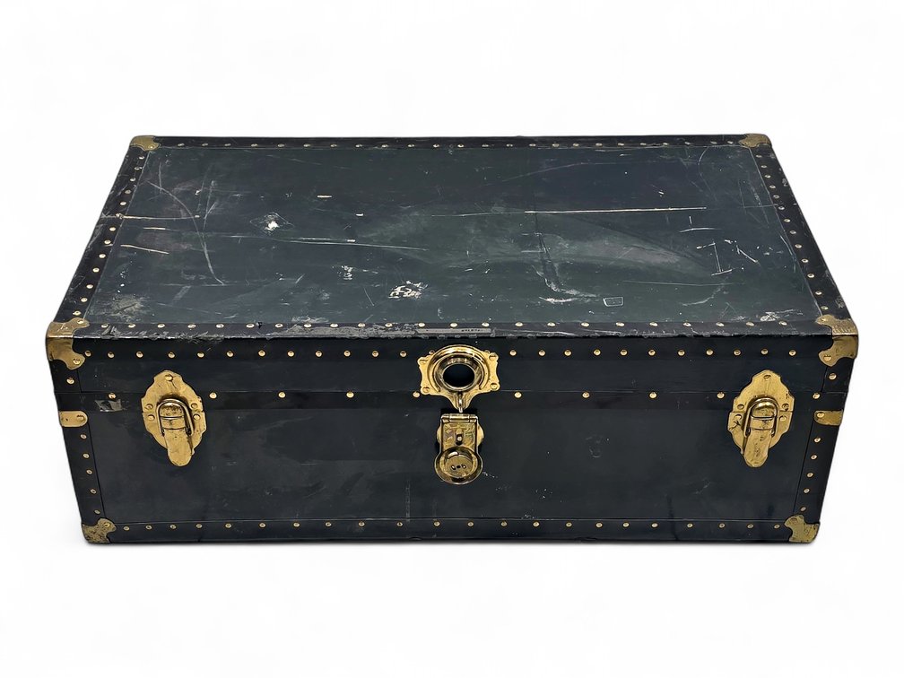 Dark Green Steamer Trunk