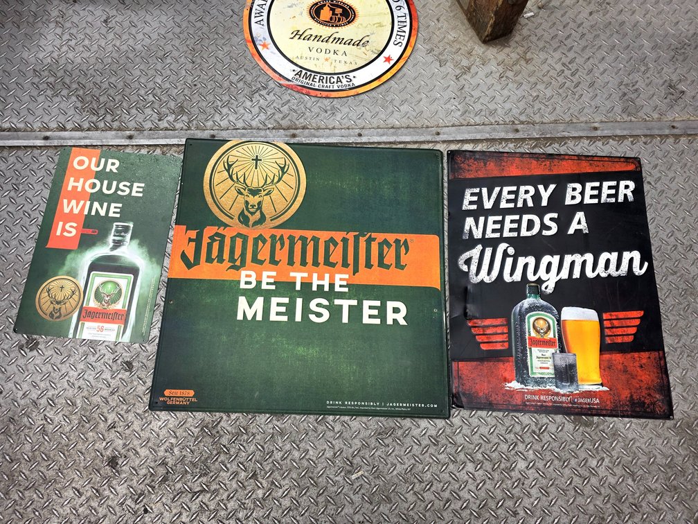 Jägermeister Metal Advertising Signs