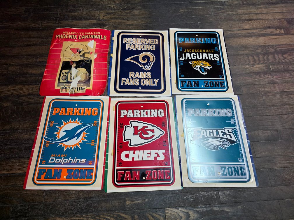 NFL Fan Zone Parking Signs