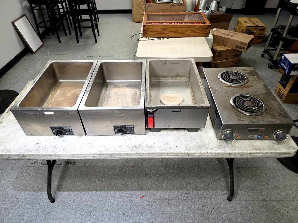 Food Warmers & Two-Burner Hotplate