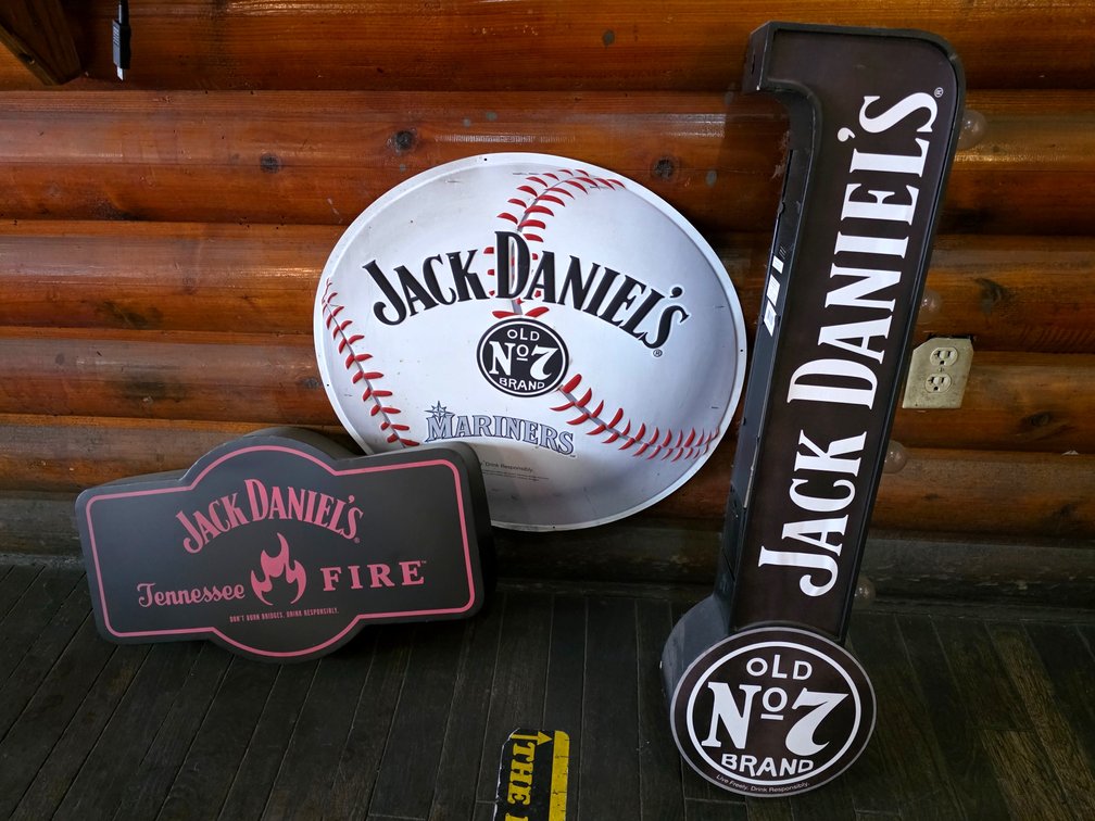 Jack Daniel's Tennessee Fire & Old No. 7 Advertising Signs