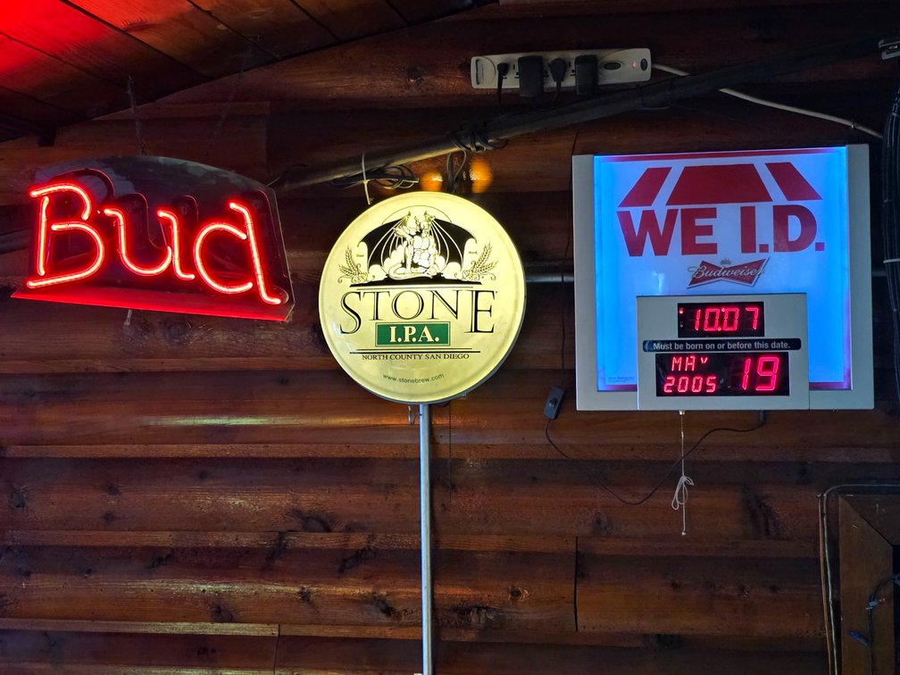 Budweiser, Stone I.P.A. & "We I.D" Illuminated Age Verification Signs