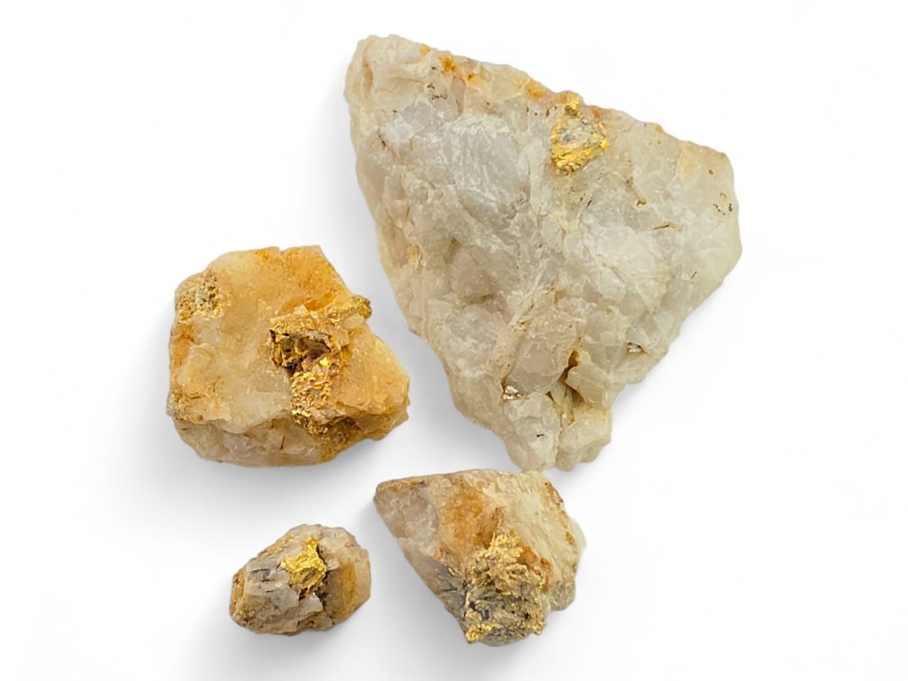 Alaskan Gold Bearing Quartz Specimens