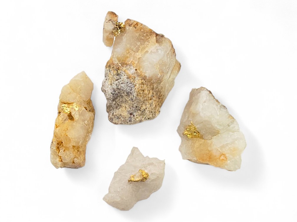 Alaskan Gold Bearing Quartz Specimens