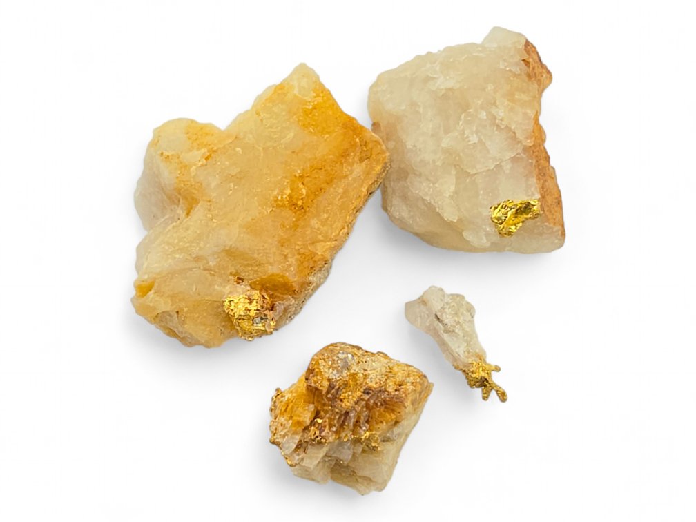 Alaskan Gold Bearing Quartz Specimens