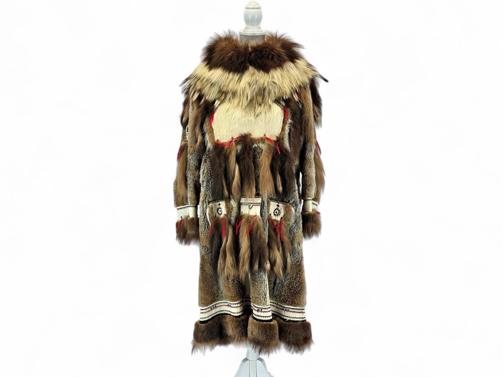 Exceptional Cup'ig Mountain Squirrel Fancy Parka, Nunivak Island
