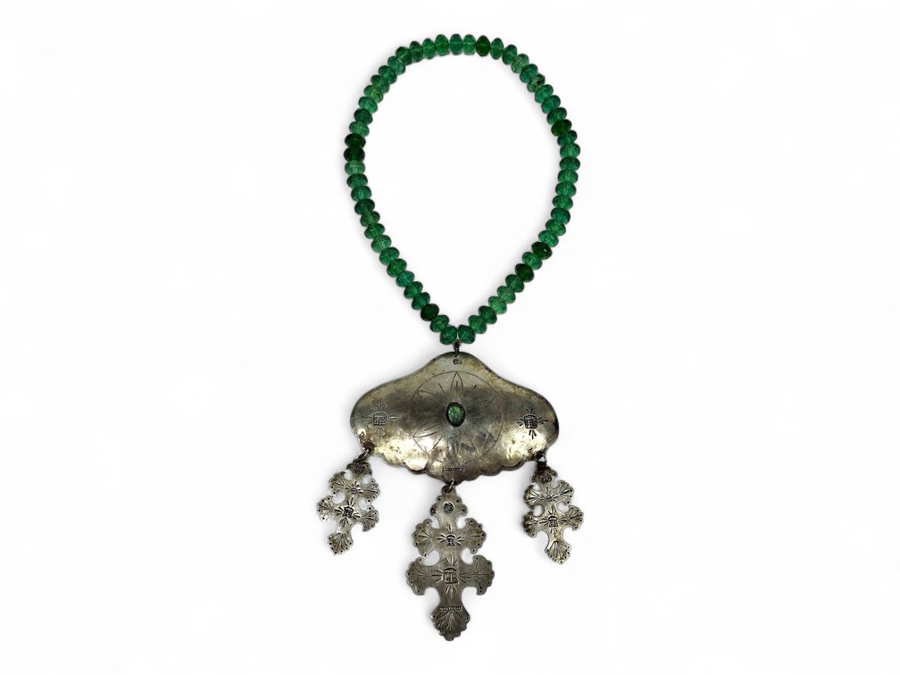 Robert Cruickshank Hudson's Bay Fur Trade Silver Gorget Necklace