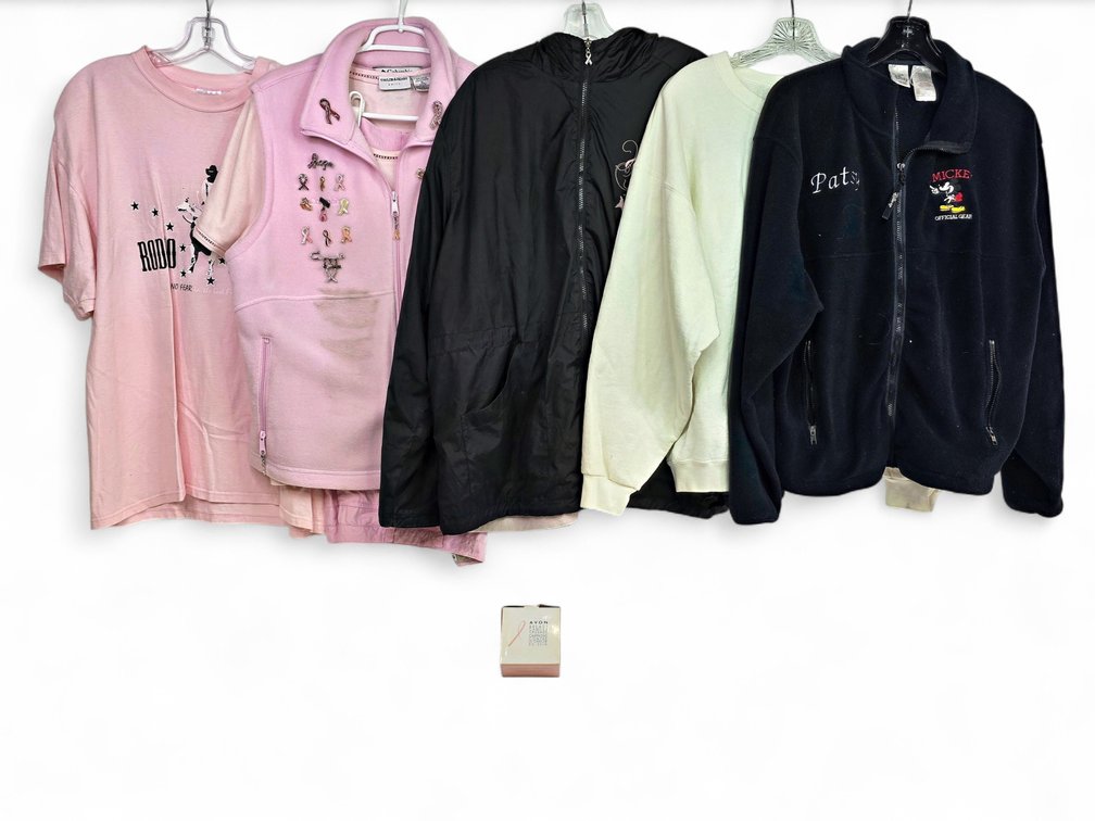 Mickey Mouse Fleece Zip-Up & Breast Cancer Awareness Clothing