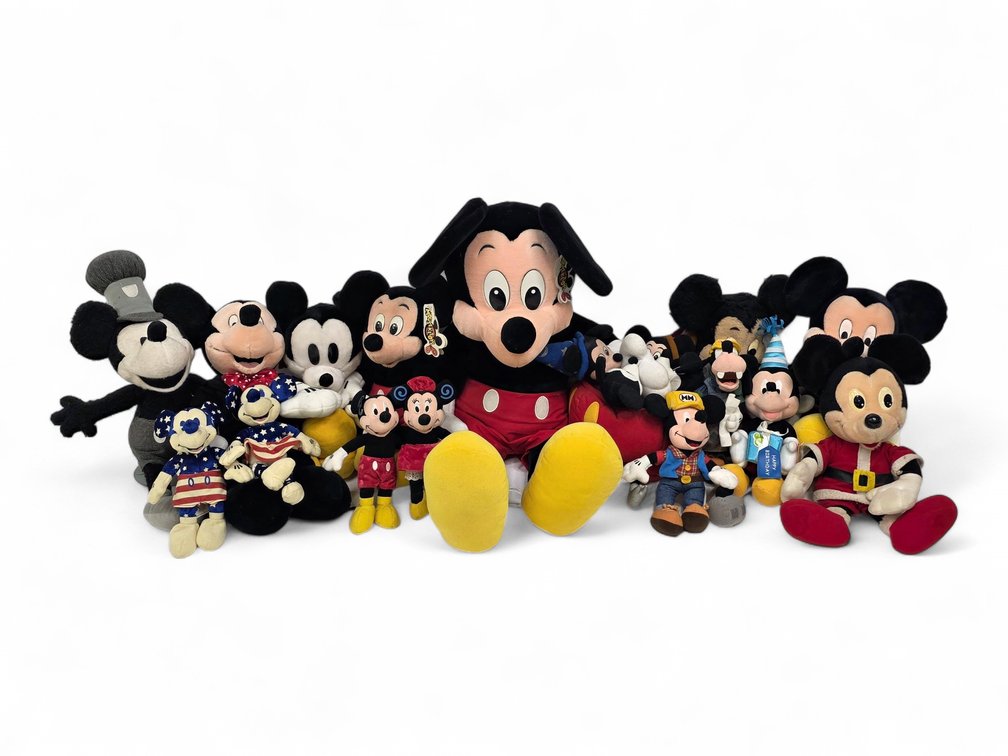 Mouseketoys Mickey Mouse, Steamboat Willie, Santa Mickey & More Plushies